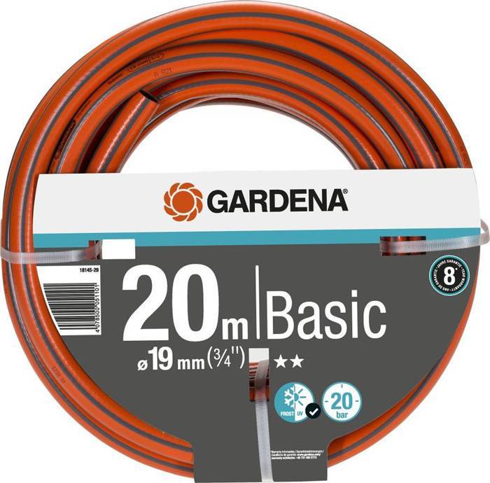 Шланг ф19 мм (3/4") х 20 м Gardena Basic