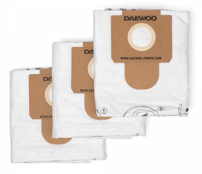 Фильтр-мешок синтетический для пылесоса DAEWOO DAVC25TB (3 штуки)