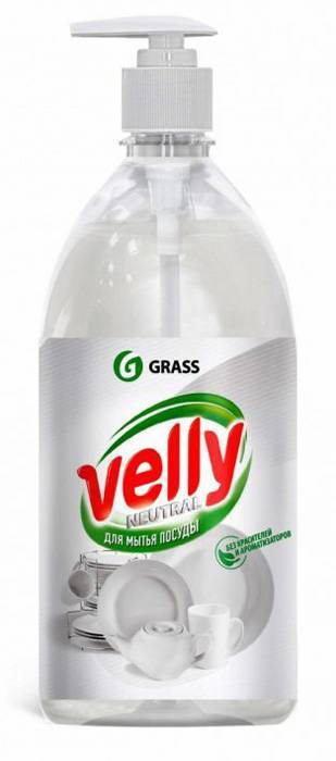 Средство для мытья посуды GRASS Velly Neutral 1 л